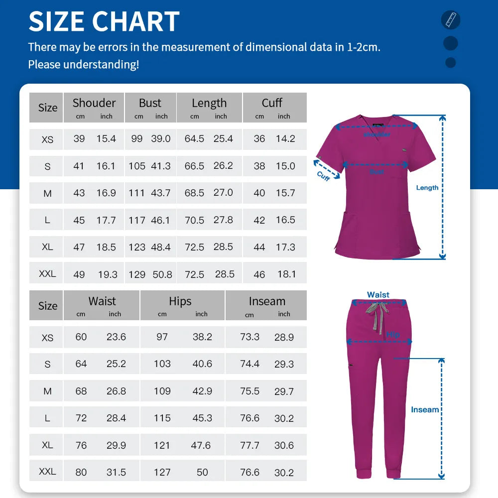 Wholesale Women's Scrub Clothing Sets Medical Scrubs Suit Nursing Uniform for Men Medical Nurse Scrub Sets Stretch Quick-dry