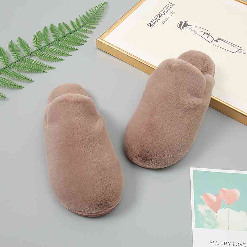 Faux Fur Slippers